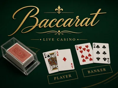 Original Baccarat poster on Crore Bet live casino.