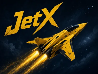 Original JetX poster on Crore Bet crash games.