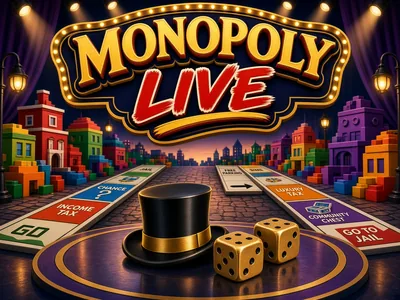 Original Monopoly Live poster on Crore Bet game shows.