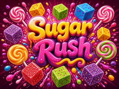 Original Sugar Rush poster used as the Crore Bet demo cover.